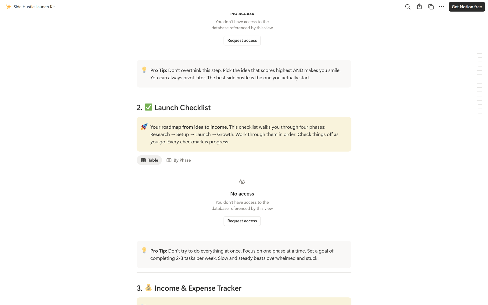 Side Hustle Launch Kit, detail 2
